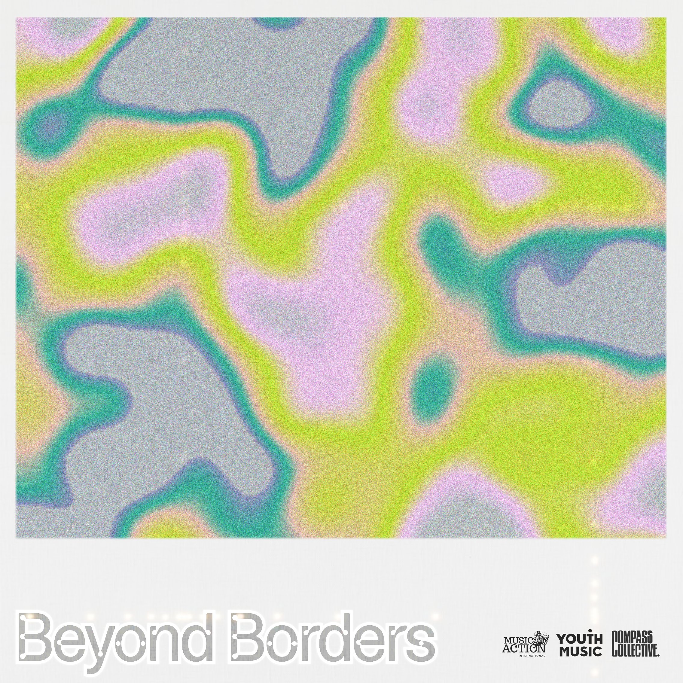 Beyond Borders album artwork type treatment, option B