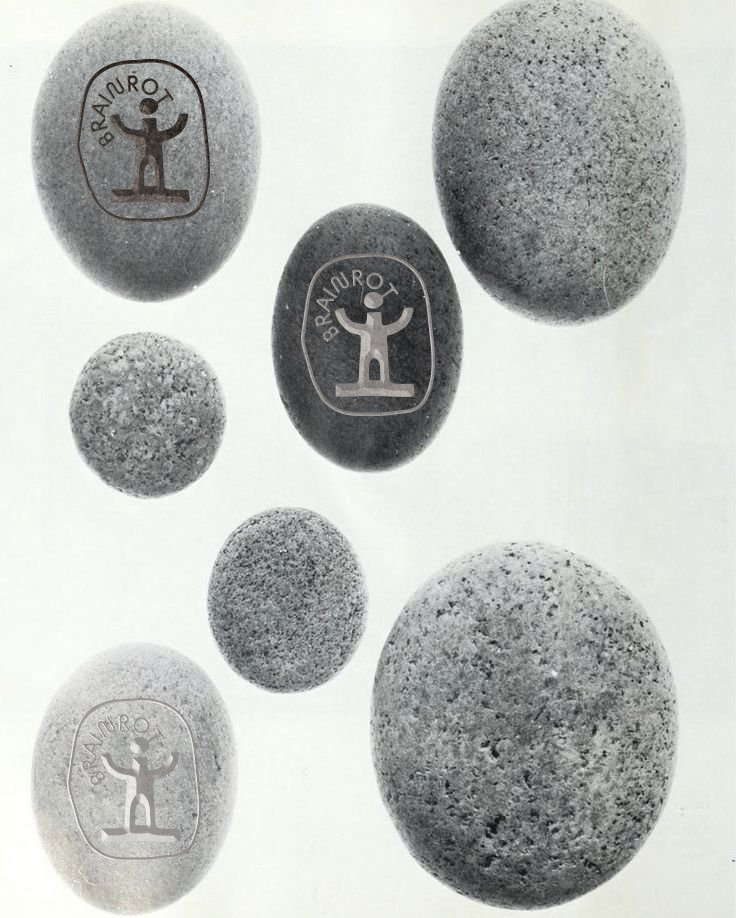 Brainrot stone engravings