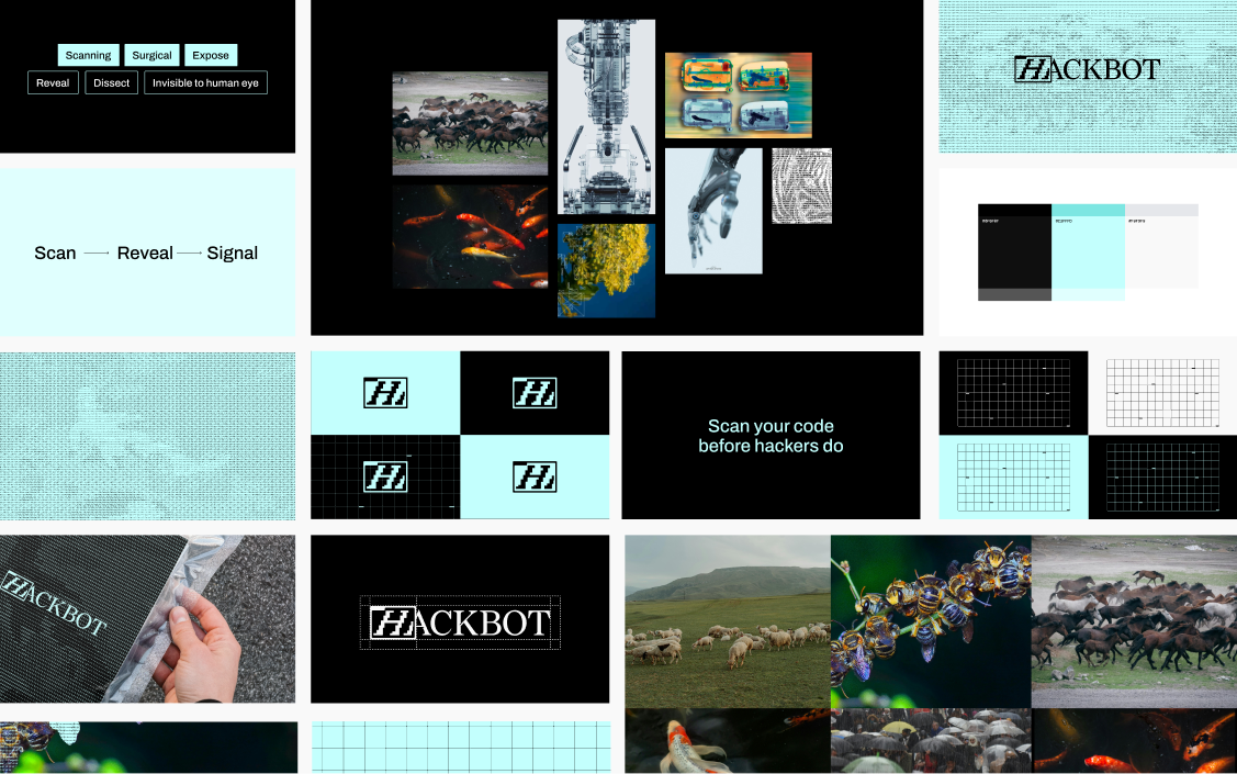 Hackbot research and moodboard
